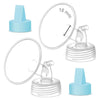 Maymom Pump Part Compatible with Spectra Ameda Luna Pumps, Inc Wide Mouth 18mm Flange Blue Duckbill Valve; Not Original Spectra 