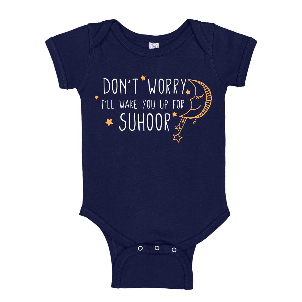 I'Ll Wake You Up For Suhoor Funny Ramadan Toddler T-Shirt 2T Navy Blue