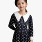 Yuegoo Black Costume Dress For Girls Halloween Costumes Cosplay Party Dress With Accessories 3-12Y (Black+White, 11-12 Years)