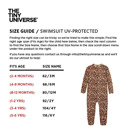 The Tiny Universe Uv Protection Sunsuit Rash Guard, Long Sleeve - Unisex One Piece Baby Boys And Girls, Upf 50+ Toddler Swimsuit