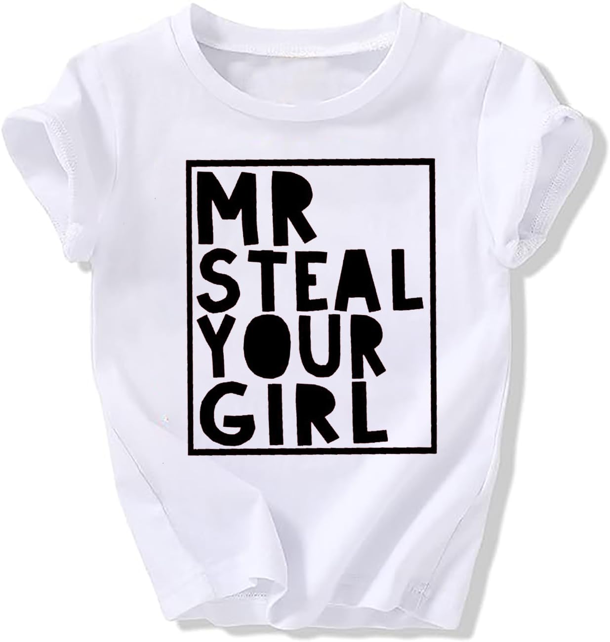 Toddler Boy Valentine'S Day T Shirt Cute Lover Boy Shirt Kids Funny Letter Print Valentine'S Day Shirts Tops (4-5T, White4)