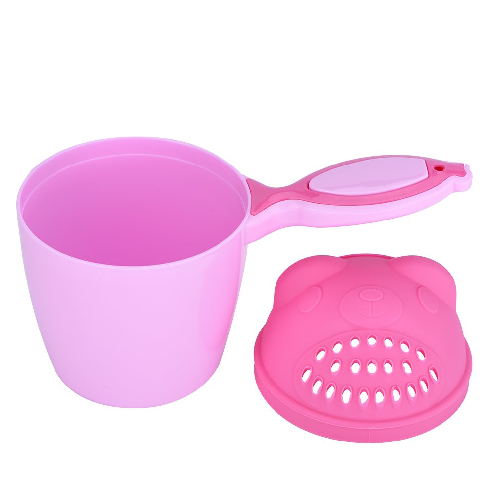 Zerodis Shampoo Cup, Baby Shampoo Cup Cute Kids Wash Hair Bathing Flusher Cup Protection Eye Rinse Cup For Infant Toddler Childr