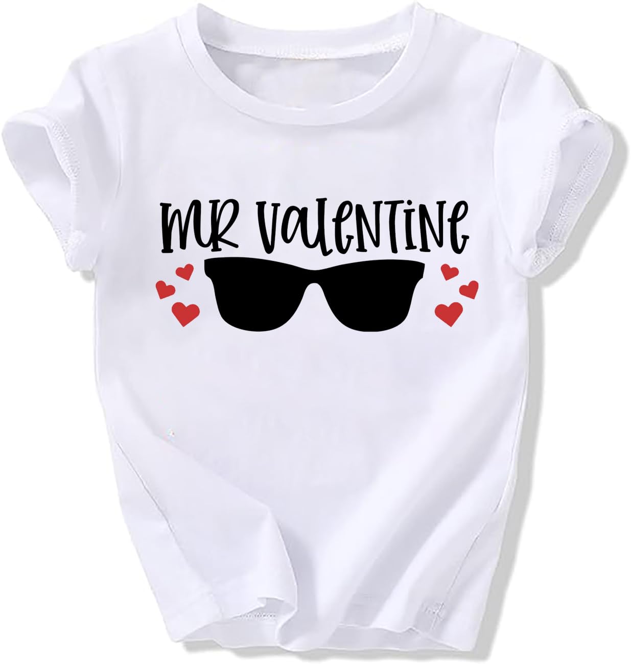 Toddler Boy Valentine'S Day T Shirt Cute Lover Boy Shirt Kids Funny Letter Print Valentine'S Day Shirts Tops (1-2T, White2)