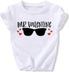 Toddler Boy Valentine'S Day T Shirt Cute Lover Boy Shirt Kids Funny Letter Print Valentine'S Day Shirts Tops (4-5T, White2)