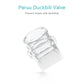Paruu P10 Duckbill Valves & Silicone Diaphragm, P10 Original Breast Pump Parts, Wearable Breast Pump Replacement Accessories, 2