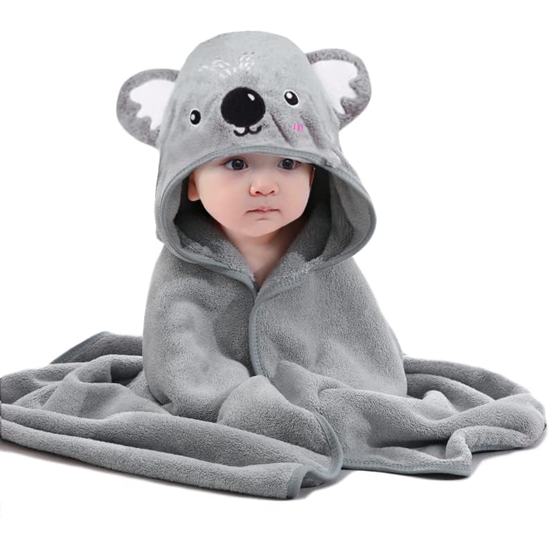 Baby Towels with Hood Ultra Soft Absorbent Hooded Baby Towels Newborn