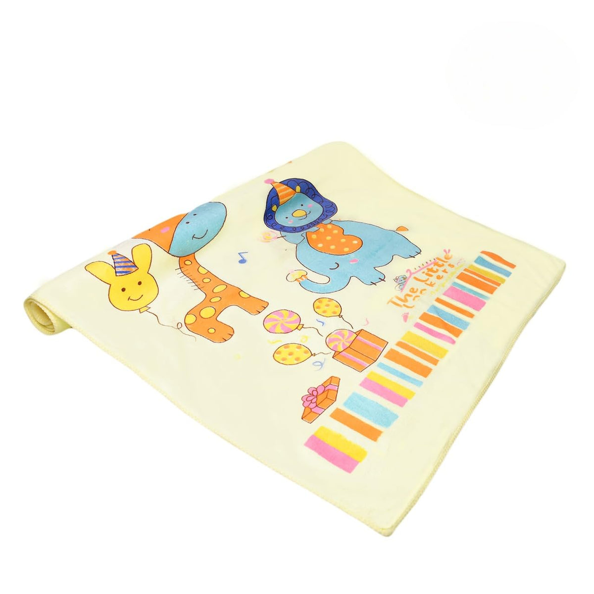 THE LITTLE LOOKERS Towel for Newborn/Baby/Kids| Super Soft Baby Bath Towel Set for Infants/Bathing AccessoriesLemon, Small (46x