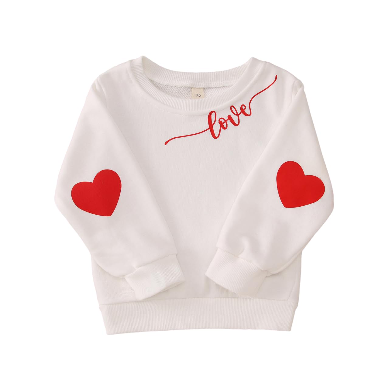 Modntoga Women Valentine'S Day Sweatshirt Toddler Girl Mommy And Me Crewneck Shirt Love Heart Print Long Sleeve Pullover Tops (W