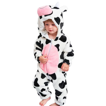 Baby Cow Costumes Unisex Toddler Outfit Halloween Dress Up Romper 6-12 Months