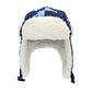 Baby Boy Hats Toddler Winter Hat Sherpa Lined Warm Trapper Hat Fleece Girl Infant Beanie Blue Dinosaur 2-5T