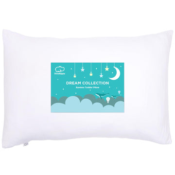 Littlehippo Toddler Pillow (13X18) With Bamboo Viscose Pillowcase - Hypoallergenic Toddler Pillow For Sleeping, Kids Pillow, Tra