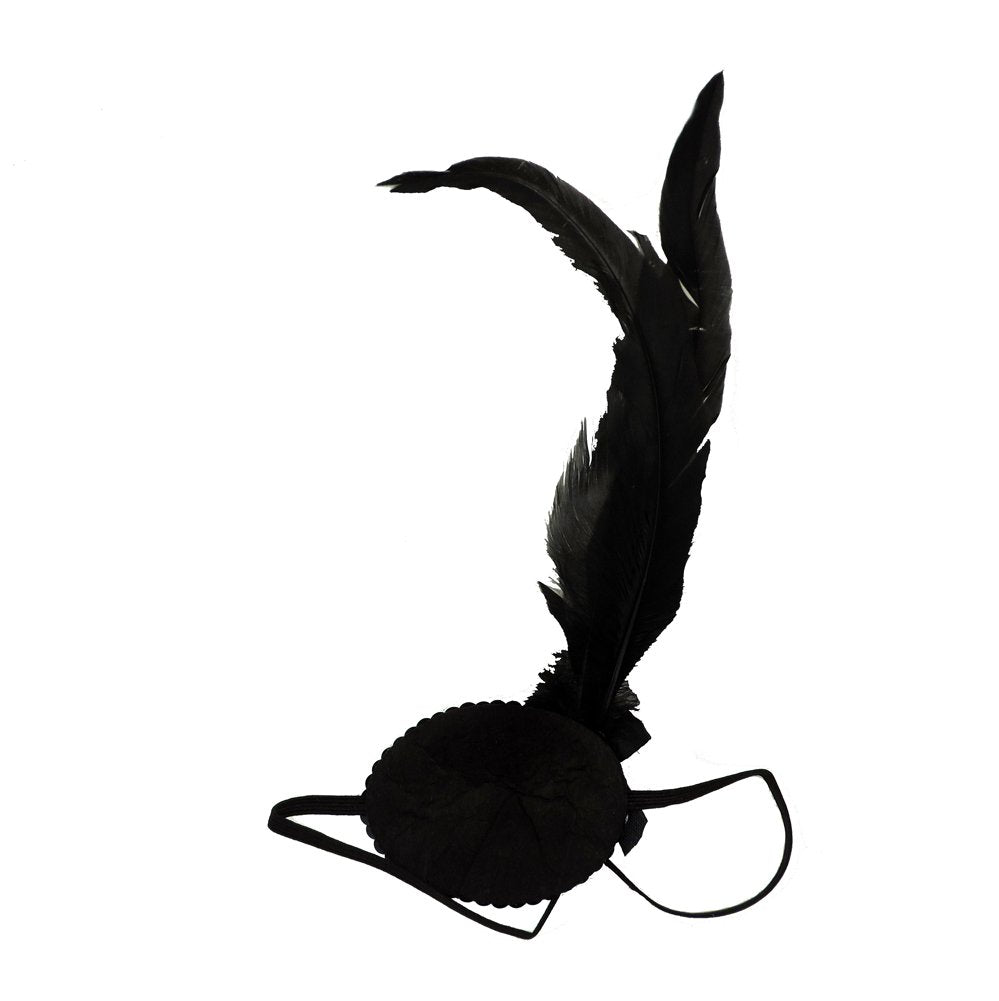 Loftus International Star Power Pirate Feather Alternative Eye Patch, Black