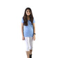 TWIN BIRDS Pearl White Kids Capri Legging_30