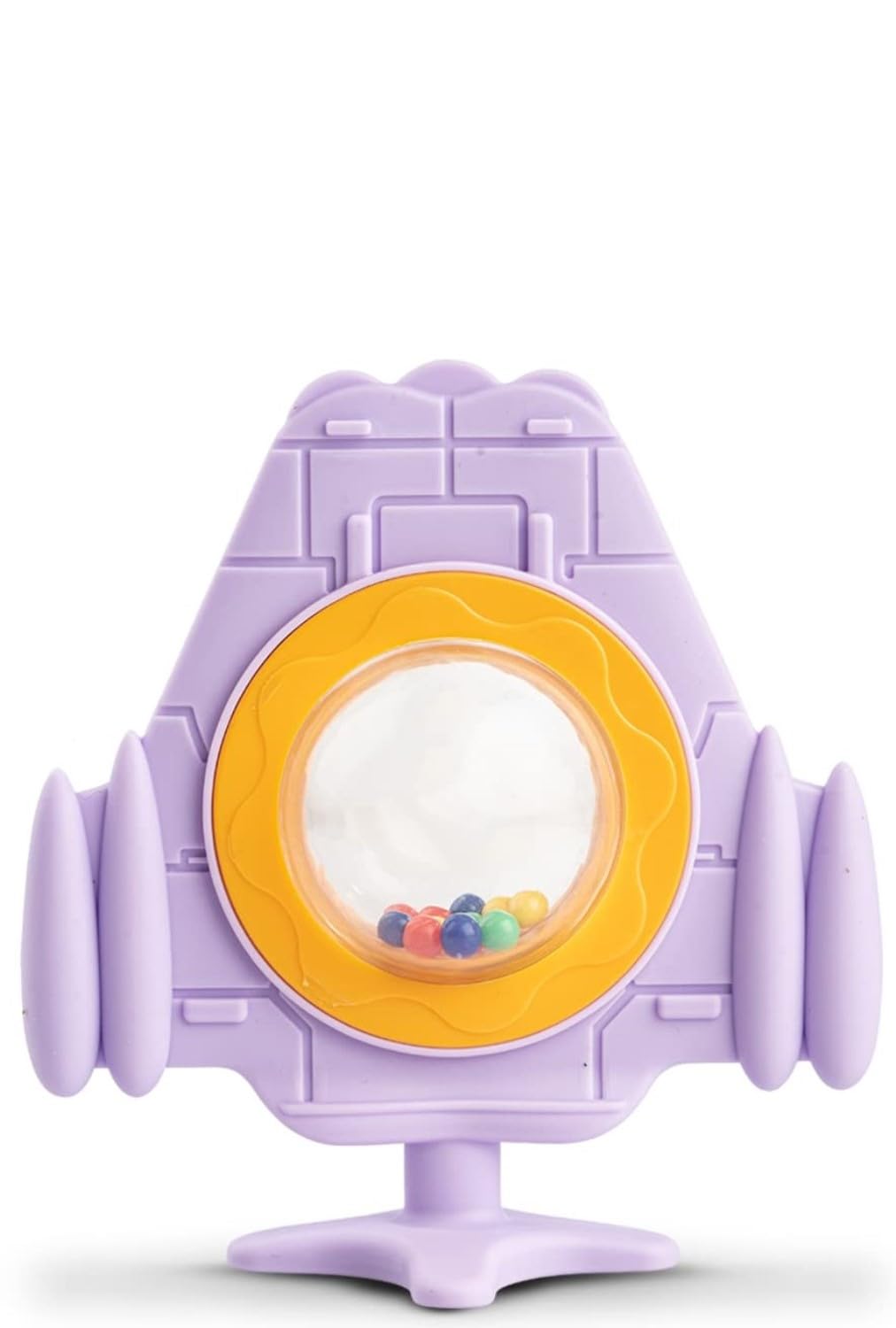Moppets Infant Baby Silicone Teethers (Spaceship Purple)