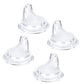 4 Pack Silicone Spout Replacement For Nuk Active/Learner Cups - Bpa-Free & Dishwasher Safe - Leak-Proof Nipple Spouts, Baby Bott