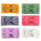 Gustave Multicolor 6 Pcs Nylon Headbands Turban Knotted Hairband Super Soft And Stretchy Hair Wrap For Newborn,Toddle & Children