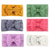 Gustave Multicolor 6 Pcs Nylon Headbands Turban Knotted Hairband Super Soft And Stretchy Hair Wrap For Newborn,Toddle & Children