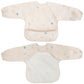 Ali+Oli Smock Bib for Baby (1-pc) Long Sleeve (Undersea) BPA-Free Oeko-Tex Certified, Mess Proof Baby Bib for Eating, Waterproof