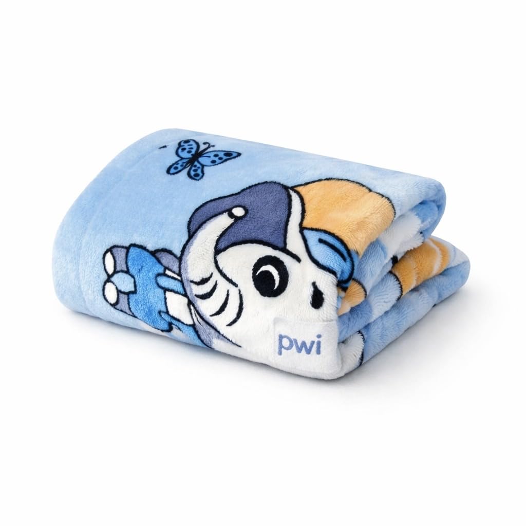 PWI Lightweight Summer Baby Blanket for 02 Years | Soft & Breathable AC Blanket | 30 x 40 Inches | SkinFriendly Plush Fabric