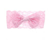 Koolgil Baby Girl'S Elegant Lace Bow Knot Headband Children'S Rhinestone Pearl Lace Headband For Birthday Party Photography (Pin