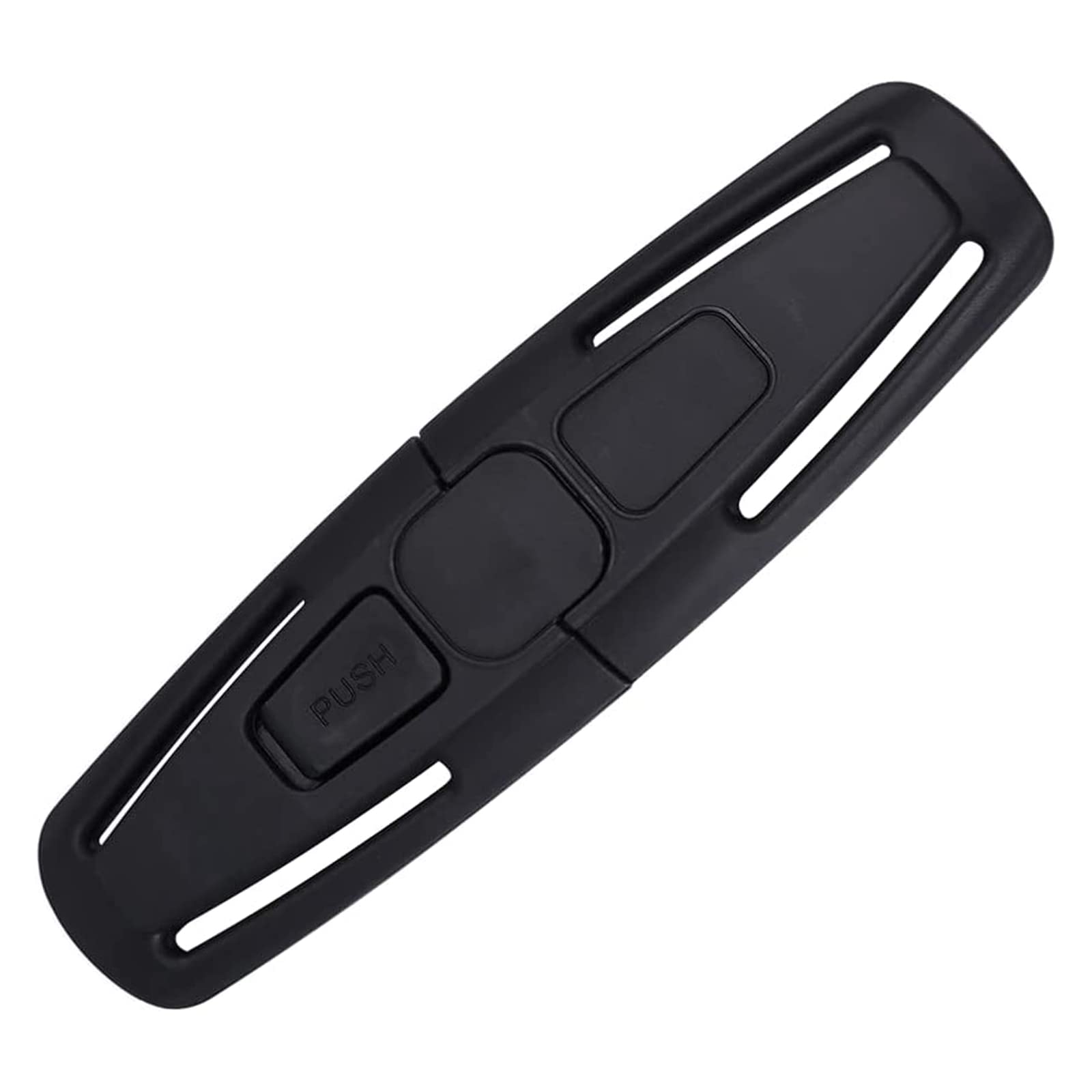Black Universal Child Seat Chest Harness Clip And Baby Seat Safety Belt Clip Buckle Universal Replacement For Kids Trend Adjusta