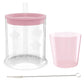grabease Transition Sippy Cup Set - Sippy Cups for Toddlers - Spill-Proof Straw Tumbler with Cleaning Brush - Phthalate & PVC-Fr