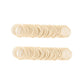 100Pcs Baby Hair Ties Small Elastic Toddler Hair Ties Seamless Hair Bands Ponytail Holders For Kids Girls(2 Mm X 2.5 Cm,Beige Bl