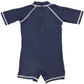 Achiyi Toddler Baby Boys' Swimwear One Piece Upf 50+ Swimsuit Boy Lovely Cartoon Prints Bathing Suit Blue 9M