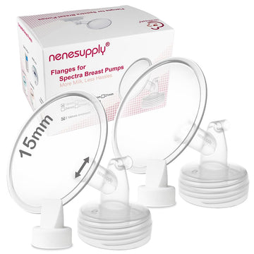 Nenesupply 15Mm Flanges And Valves Compatible With Spectra S1 S2 Synergy Gold Breastpumps Replacement To Spectra Pump Parts Duck