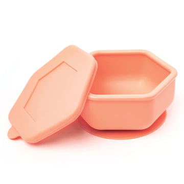 Tiny Twinkle Silicone Suction Bowl With Lid For Baby And Toddler - 100% Silicone - Bpa Free - Microwave Safe - Suction Bowls For