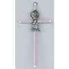 6' Girl Cross Pink Great New Baby Infant Christening Baptism Shower Gift