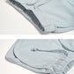 Teach Leanbh Baby Boys Girls 3 Pack Athletic Shorts Cotton Soild Color With Drawstring (6-12 Months, Green/Grey/Navy)
