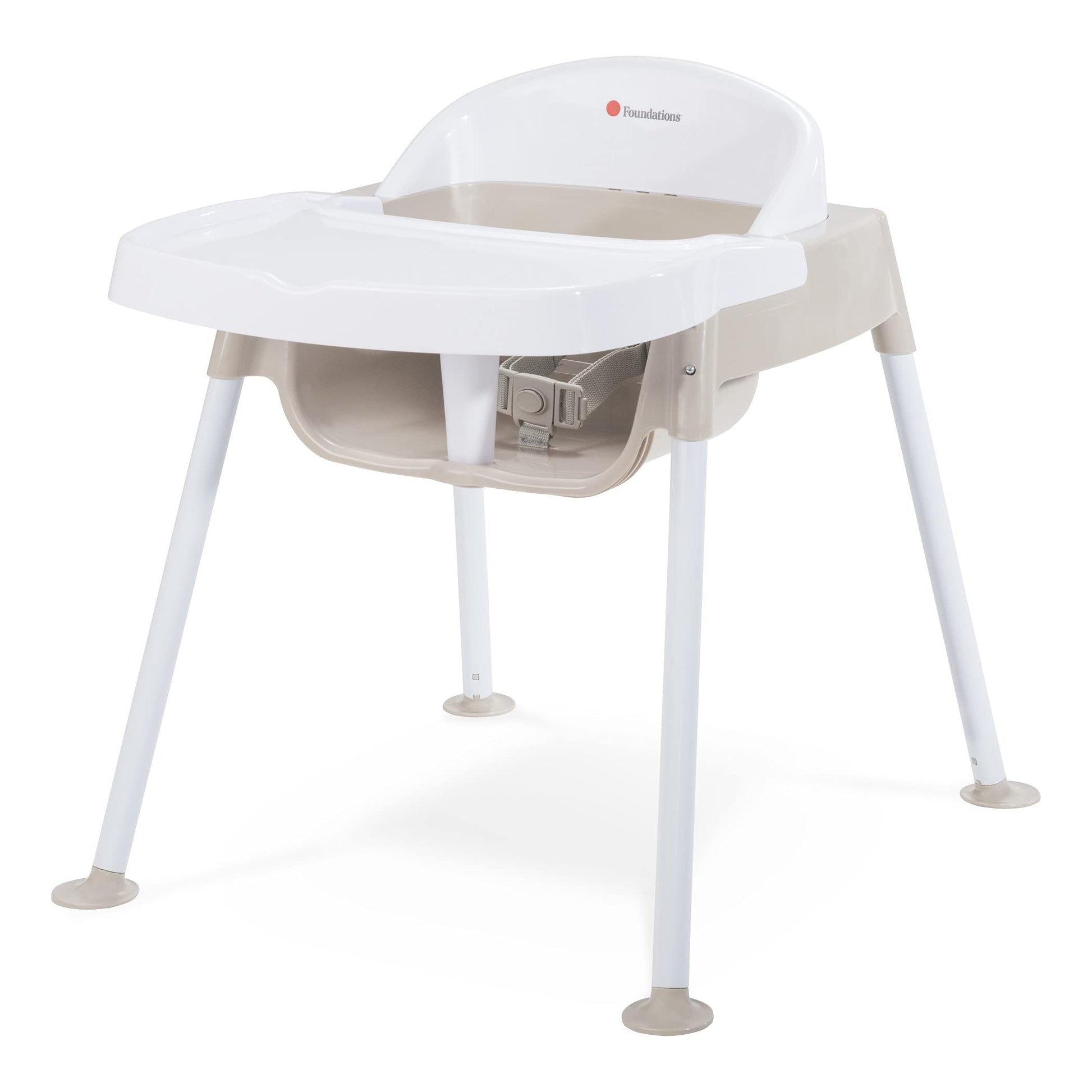 Foundations 2020 Secure Sitter Feeding Chair, 13, White/Tan