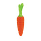 Nuby Silicone Carrot Tube Teether and Messaging Infant Teether - (2-Pack) Baby Teething Toy - 3+ Months