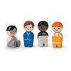 PlanToys Wooden 4 Piece Tradesman Playset (6267) | Sustainably Made from Rubberwood and Non-Toxic Paints and Dyes