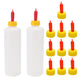 Woyous Goat Nipple And Bottles Set, 12 Pieces Small Animal Milk Drink Pritchard Nipple 2 Pieces 400 Ml Lamb Feeding Bottle Kit F