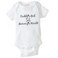 Baby Wish Mummy Gifted To Baby Bodysuits Newborn Mom Romper Half Sleeve Envelope Neck Cute Outfit DaddyS Girl And Mom World