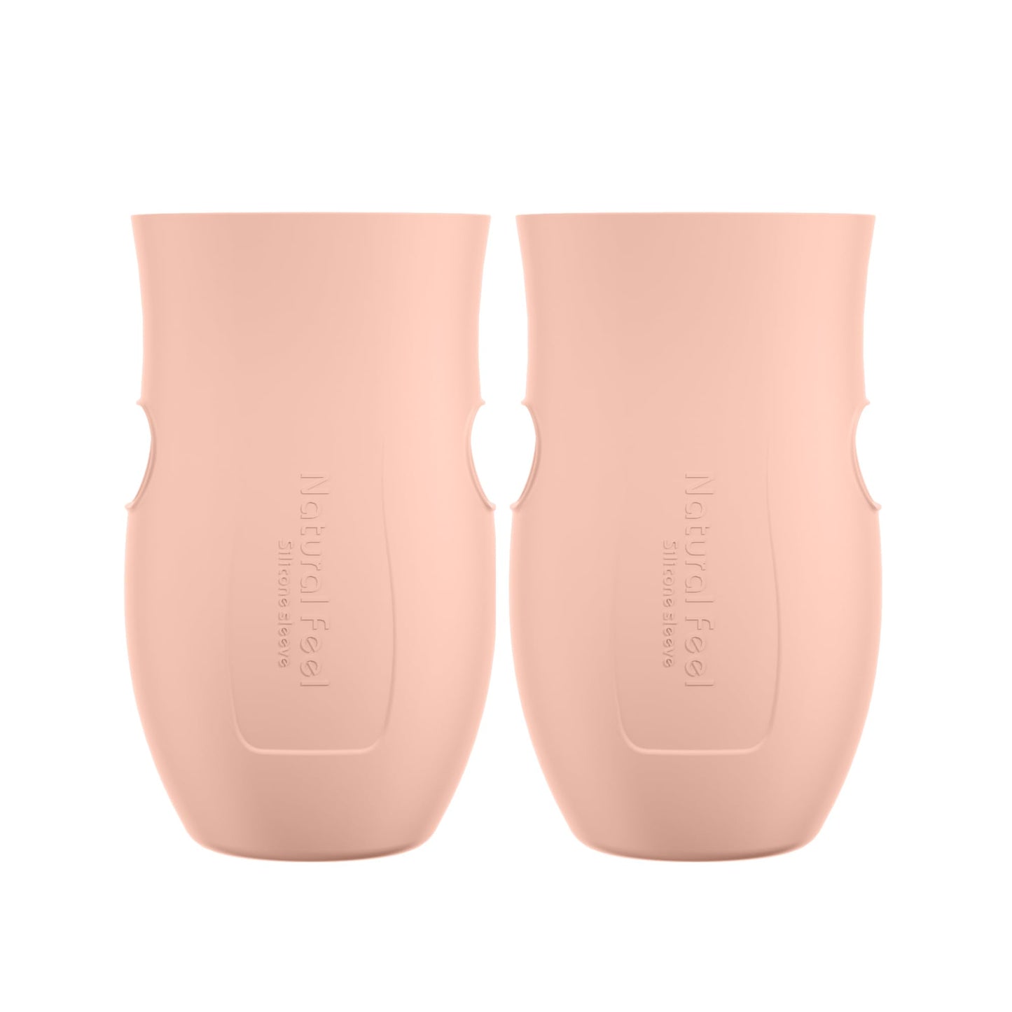 Gulicola Glass Baby Bottle Silicone Sleeves, Pink, 8 oz - 2pks