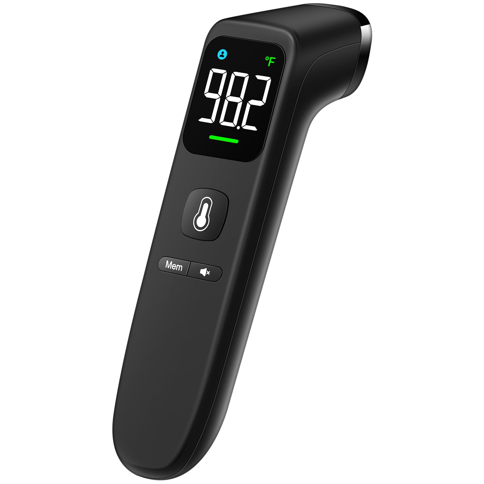 No-Touch Thermometer For Adults And Kids - Digital Forehead Thermometer With High Accuracy, Ultra Clear Ledscreen And Fever Alar