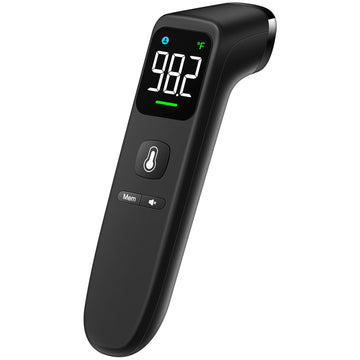 No-Touch Thermometer For Adults And Kids - Digital Forehead Thermometer With High Accuracy, Ultra Clear Ledscreen And Fever Alar