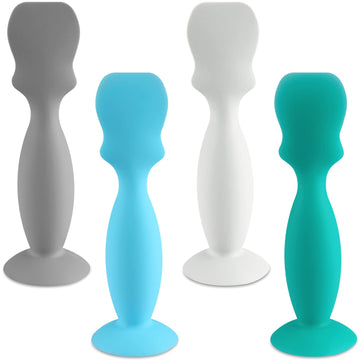 4 Pack Baby Diaper Cream Brush, Diaper Cream Spatula Applicator Silicone Baby Butt Paste Spatula For Babies, Newborn (Blue,Green