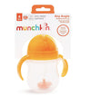 Munchkin Click Lock Tip & Sip Weighted Straw Cup, 208 ml, BPA Free, Orange
