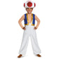 Disguise Toad Deluxe Costume For Kids, Official Nintendo Super Mario Halloween Costume, Medium (7-8)