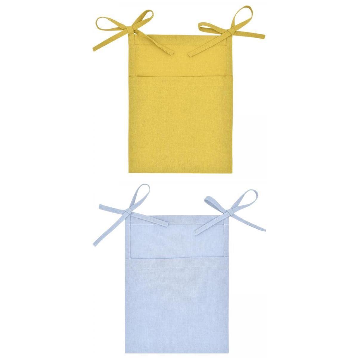 HEAVENGLOW 2X Baby Crib Cot Hanging Storage Bag Diaper Storage Toy Diaper Bag Organizer