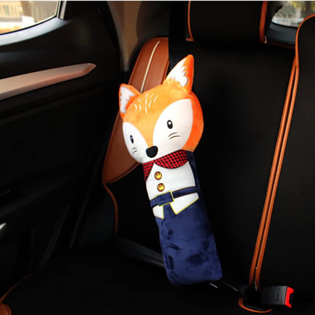 HKSICHENGKEJI Car Travel Pillow for Kids Car Seat Pillow Cute Cartoon Travel Pillow Cushion Breathable Head and Body Support Pil