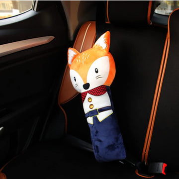 HKSICHENGKEJI Car Travel Pillow for Kids Car Seat Pillow Cute Cartoon Travel Pillow Cushion Breathable Head and Body Support Pil
