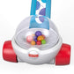 Fisher-Price Corn Popper Baby Toy, Toddler Push Toy with Ball-Popping Action for 1 Year Old and Up, 2-Piece Assembly, Blue