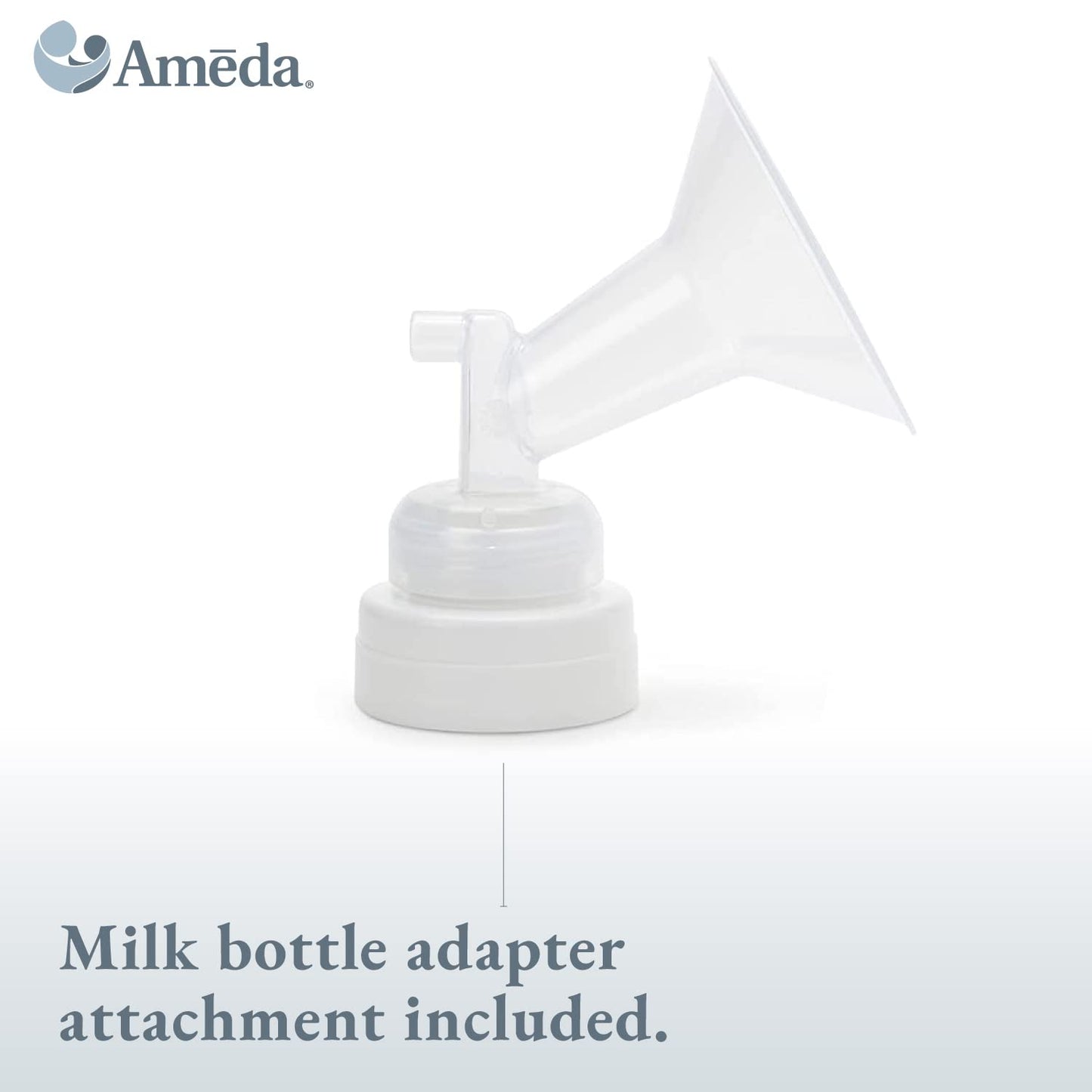 Ameda Mya Breast Pump Replacement Flanges 30Mm, Comfort Fit Angled Flange, 2 Count (1 Pair) | Discontinued | Not Compatible With
