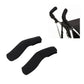 Haosie Toddler Stroller Handle Cover, 1Pair Black Neoprene Kids Replacement Pushchair Handle Cover Elastic Dust Proof Protector