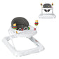 CHEFJOY Baby Walker, Collapsible Baby Activity Walker with Walking Toys & 3-Levels Adjustable Height, Comfy High Back Seated Bab